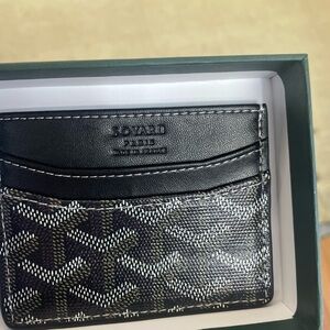 Goyard Black and White Card Holder